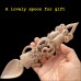 SPN-15: Kettle Bells Love Spoon Romantic Gift 